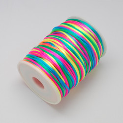Nylontråd 2mm COLORFUL(11), 100yards rulle 