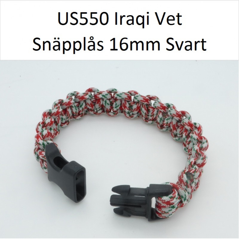 Paracord Armband 24cm Iraqi Vet