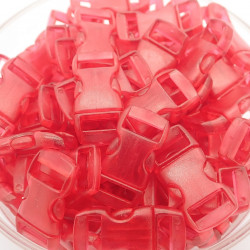 Snäpplås Jelly 10mm Röd